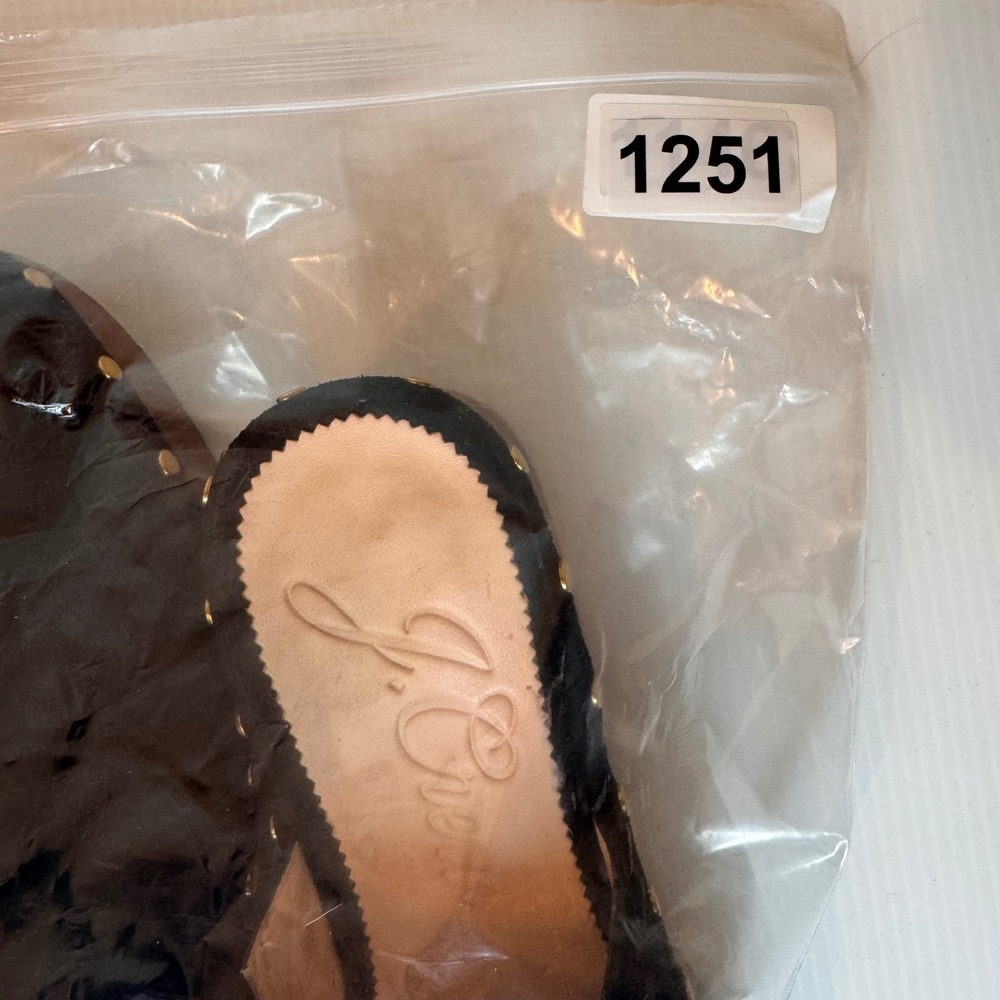 J Crew Dakota Suede Studded Wooden Clogs Mules Women Size 8.5 - Picture 9 of 9